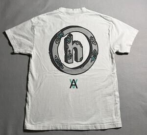Hidden NY x Daniel Arsham Eroded H Logo T-Shirt Size Medium